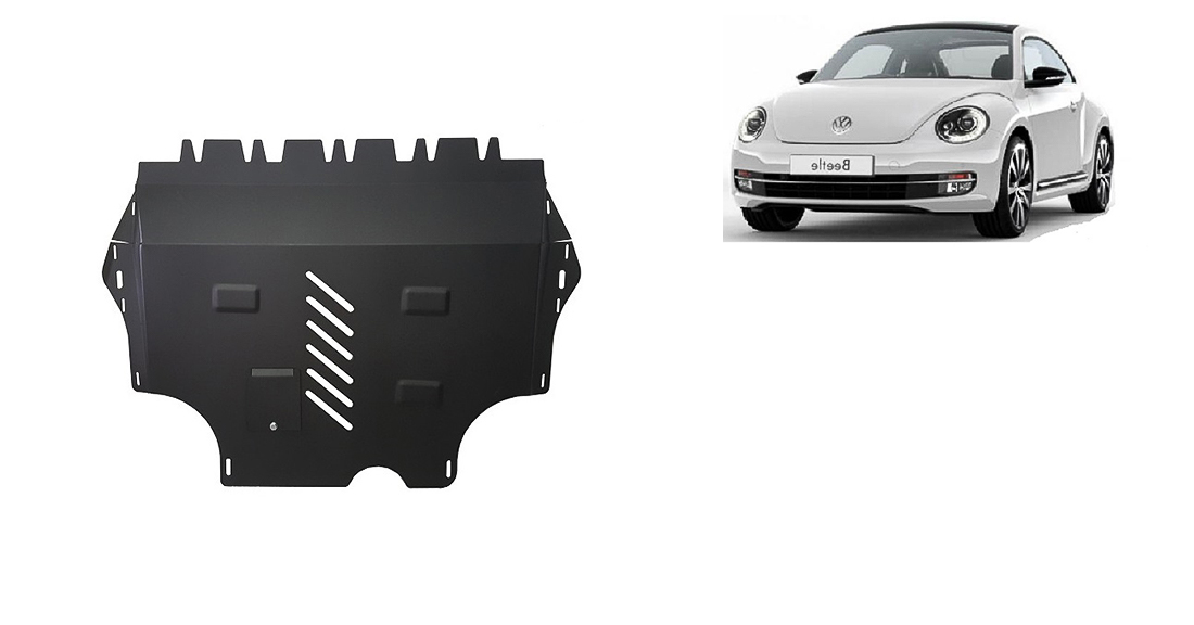 Acier plaque couvercle cache protection moteur Volkswagen New Beetle (2011-2017)